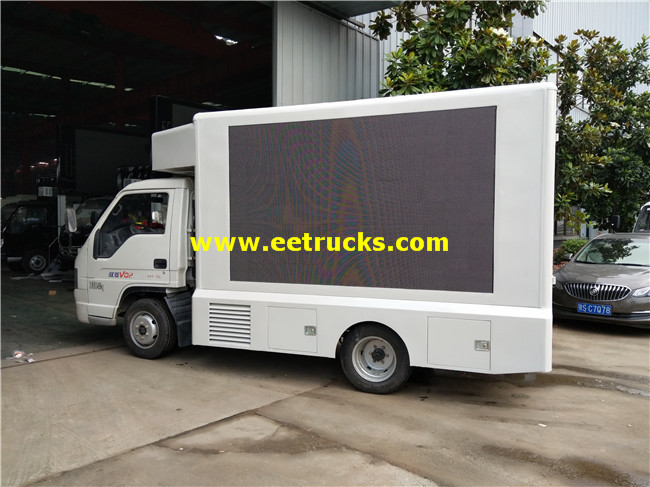 High Brightness P10 LED Mobile Billboard Trucks