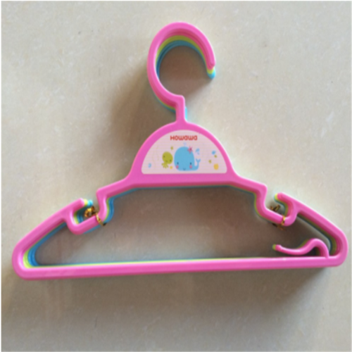 Plastik Bayi Aksesori Pakaian Rack Coat Hanger Set