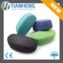 sunglasses case suede leather metal iron customize logo PU PVC hot new 2015