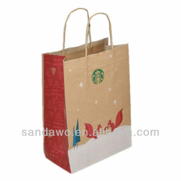 Paper Shopping Bag For Packing Coffee