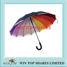 Double Layers Auto Stick Rainbow Parasol