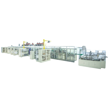 Automatic control bady diaper production line