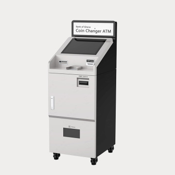 New Standalone ATM for Banknote to Coin Exchange with Card Reader and Coin Dispenser