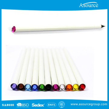 Crystal White Round Pencil