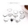 Vintage Knuckle Ring Set pour femmes filles Anneaux empilables Set creux fleurs sculptées