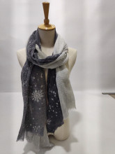 Worsted Fashion Hand Painting Wool Shawl