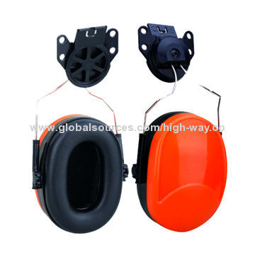 Safety helmet adapter earmuffs
