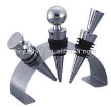 Wine stopper with stand