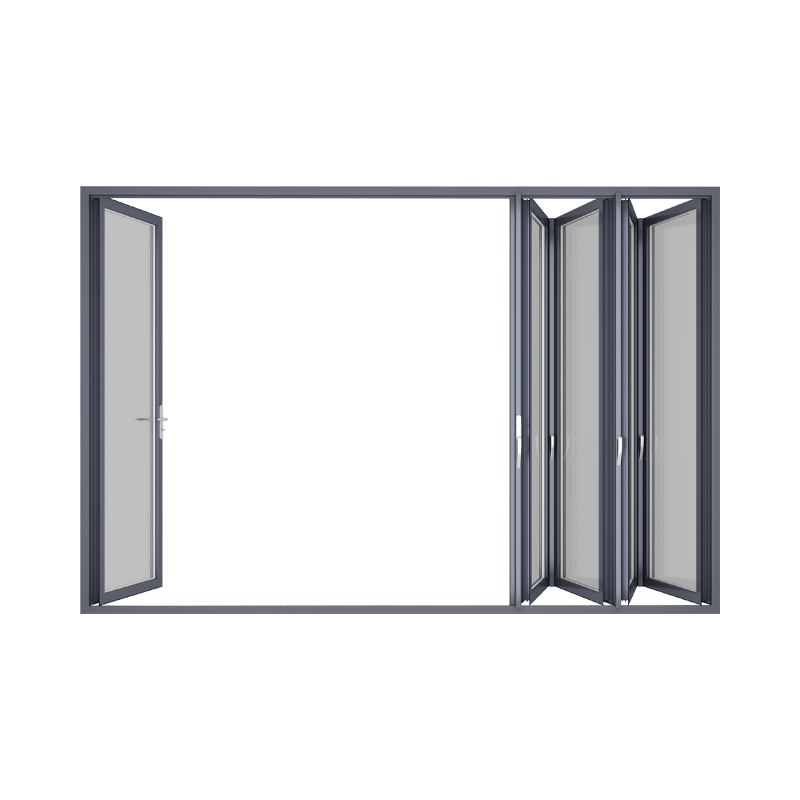 porta dobrável em liga de alumínio aluminum alloy folding door