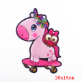 Wesi Unicorn Cute ing patch Sulaman kanggo Klambi