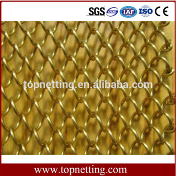 Chain Link Mesh For Decoration,Woven Decoration Mesh,Decorative Chain Link Curtain