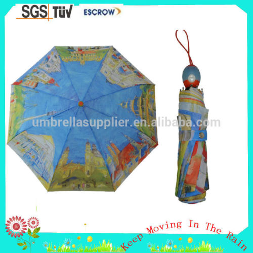 Super quality new products automatic national flag umbrella