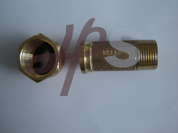 NSF61 approved low lead brass meter coupling