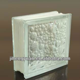 Water bubble glass brick