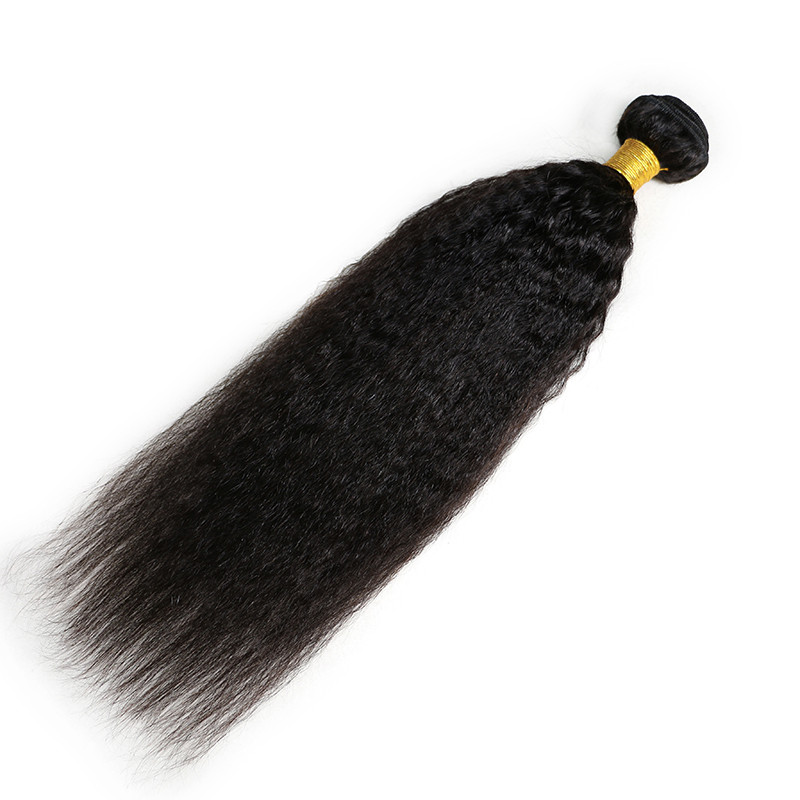 Human Hair Weave Bundles with Closure Raw Virgin Kinky Straight Hair Brazilian 7A 8A 9A 10A 8"-30" DHL\UPS\FEDEX\EMS\TNT