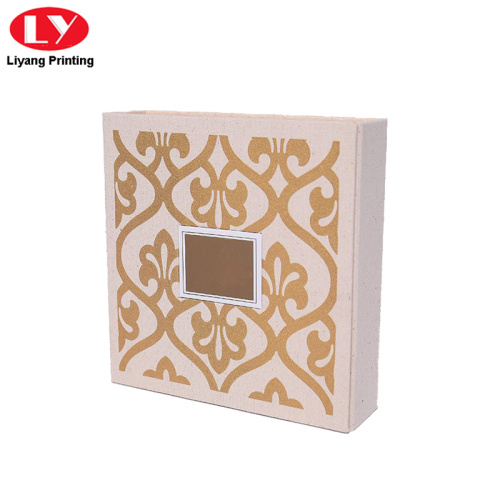 Caja de regalo de cierre de magnet de diseño personalizado de estilo chino
