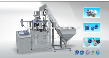 Non spill water cap lableing sealing machine