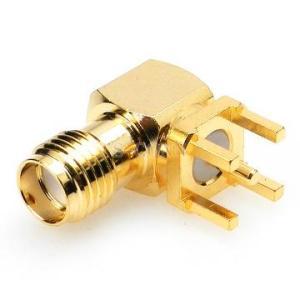 Right angle SMA female connector