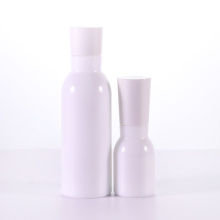 زجاجة زجاجية ذات شكل بيضاء أوبال مع مضخات بيضاء