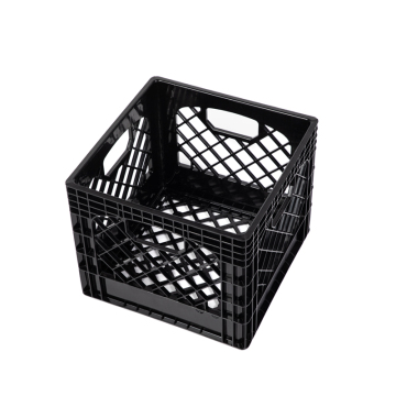 Stackable Square 16 Quart Plastic Milk Crate