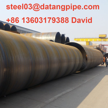 high pressure spiral welded steel pipe