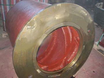 Ball mill feed head