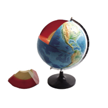 Interactive Globe Model Earth Internal Structure Educational Tool