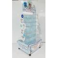 Kids Bath product display rack with wheels