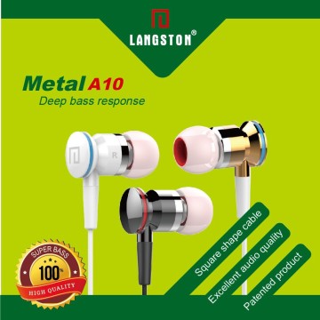 In-ear earphone phone headset metal headphone for iphone,samsung