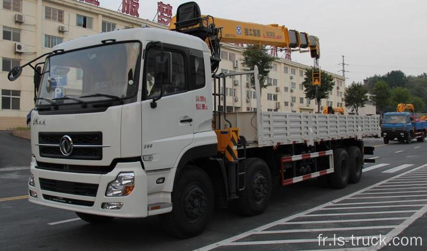 6x4 drive dongfeng camion monté télescope grue à boom