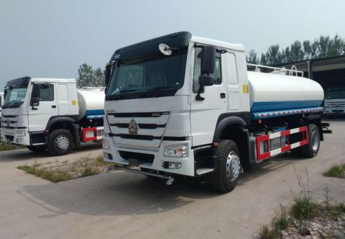 HOWO 4x2 steel water tank truck 12000 liters