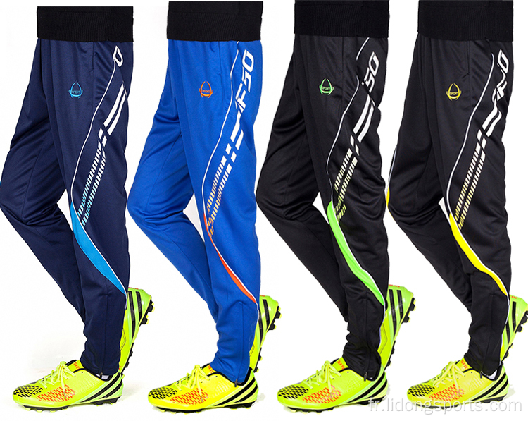 Nouveau design pour hommes pantalons de soccer en fitness