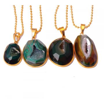 New Design Agate meaningful pendant necklace