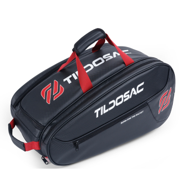 Grey-Red Padel Backpack