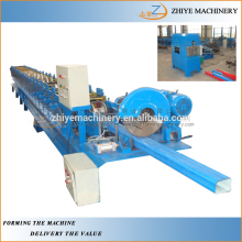 rain gutter cold forming machine/steel gutter cold making production line