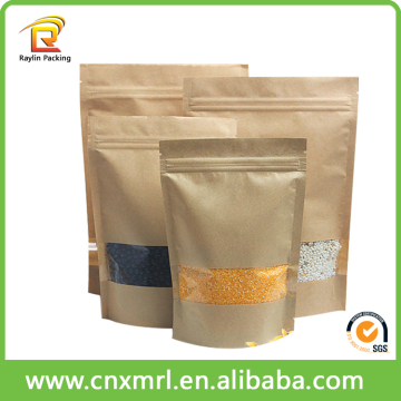 Top kraft paper bag making machine paper packaging bag kraft paper bag clear window