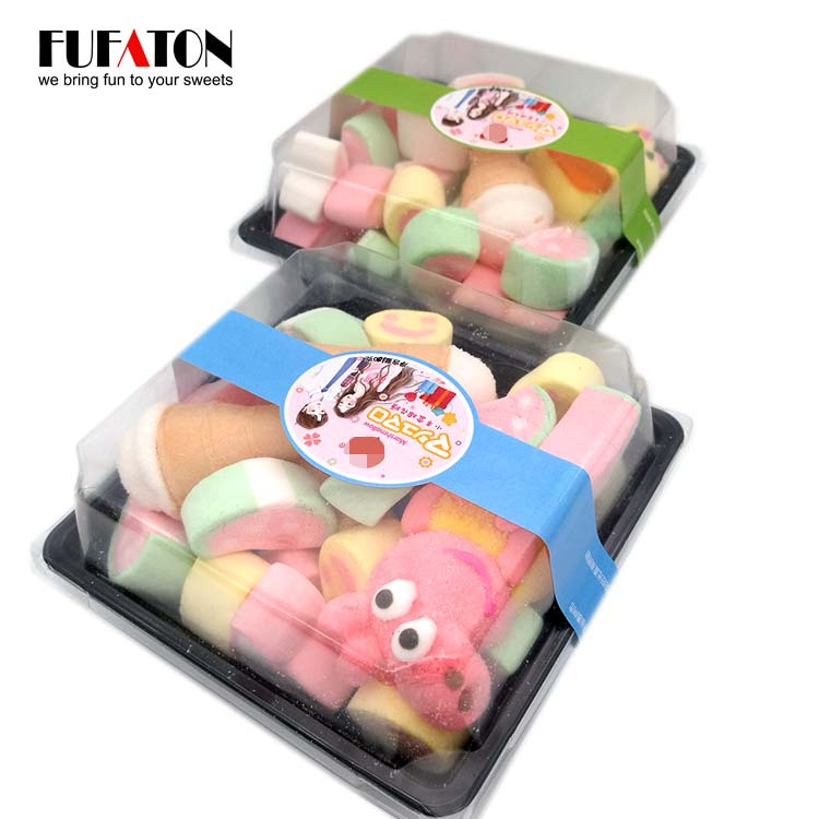 Hot Sell fruit flavored marshmallow confectionery boxes