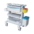 Chariot de soins en plastique ABS pour chariot de soins hospitaliers