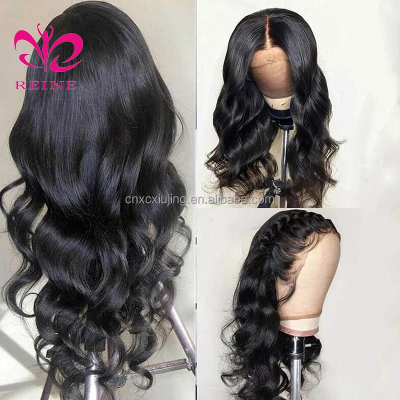 REINE  double drawn human hair HD lace front wigs natural,blonde lace front wig human hair,13*4 lace frontal wig human hair