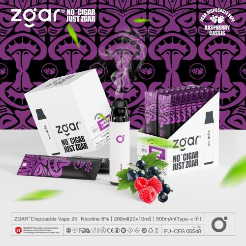 Популярная одноразовая электронная сигарета ZGAR VAPE