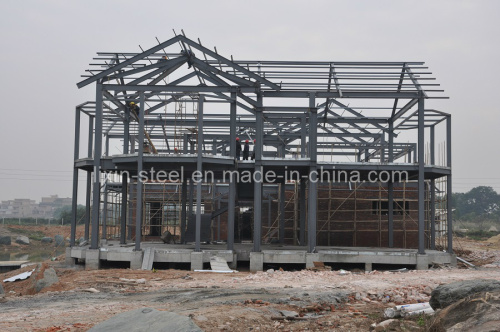 Light Steel Structure Prefabricated Villa Frame