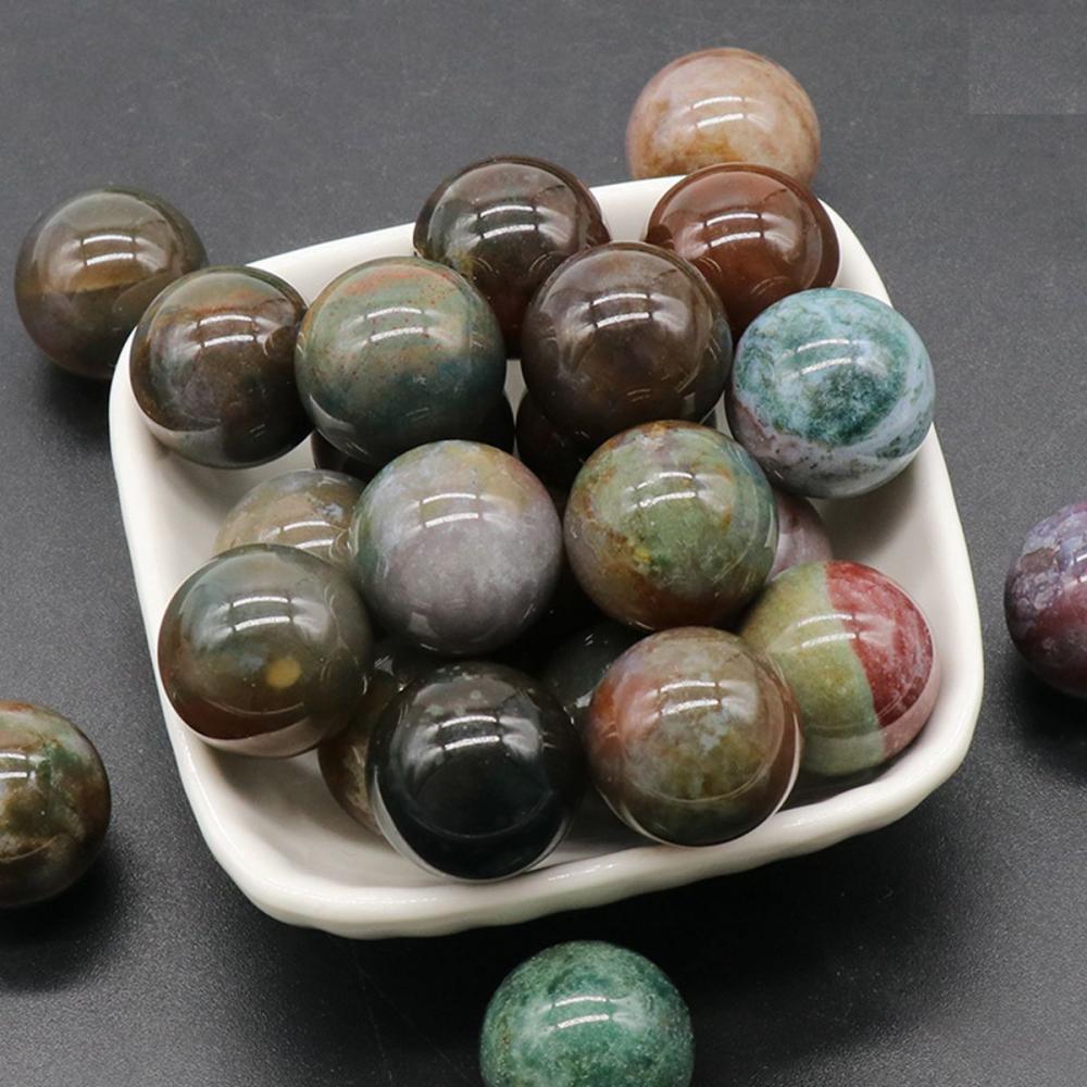 Bolas y esferas de chakra jasper de 12 mm para el equilibrio de meditación