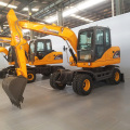 6 ton wheel excavator XN75B for sales 0.3cbm bucket