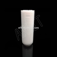 5 micron Pleated filter cartridge for touching panel technology in LCD