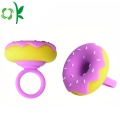 Lucu Kartun Berlian Silicone Teether Rings untuk Bayi / Bayi