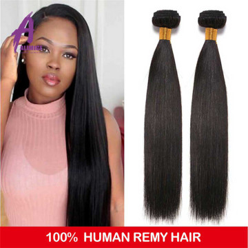 Long lasting Unprocessed Silk Straight Burmese Sew in weave wholesale brazilian hair