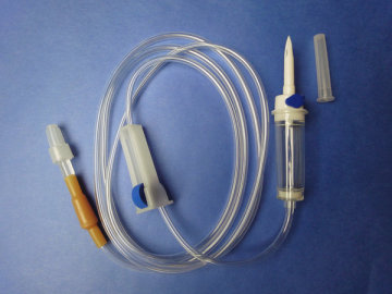 Infusion set, latex/Latex-free