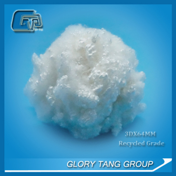 Hollow fiber polyester silicon staple fiber