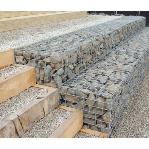 O melhor preço galvanizou a cesta de aço tecida de Gabion