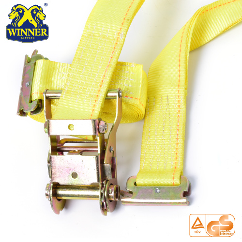 Alta Qualidade Industrial Poliéster Ratchet Tie Down Strap